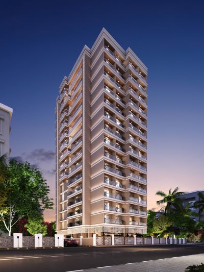 Tower Facade - Night View